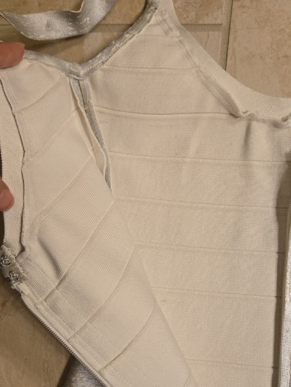 VENUS Sexy Silver Tank Bodycon Dress NWOT Size 0 - Picture 8 of 13